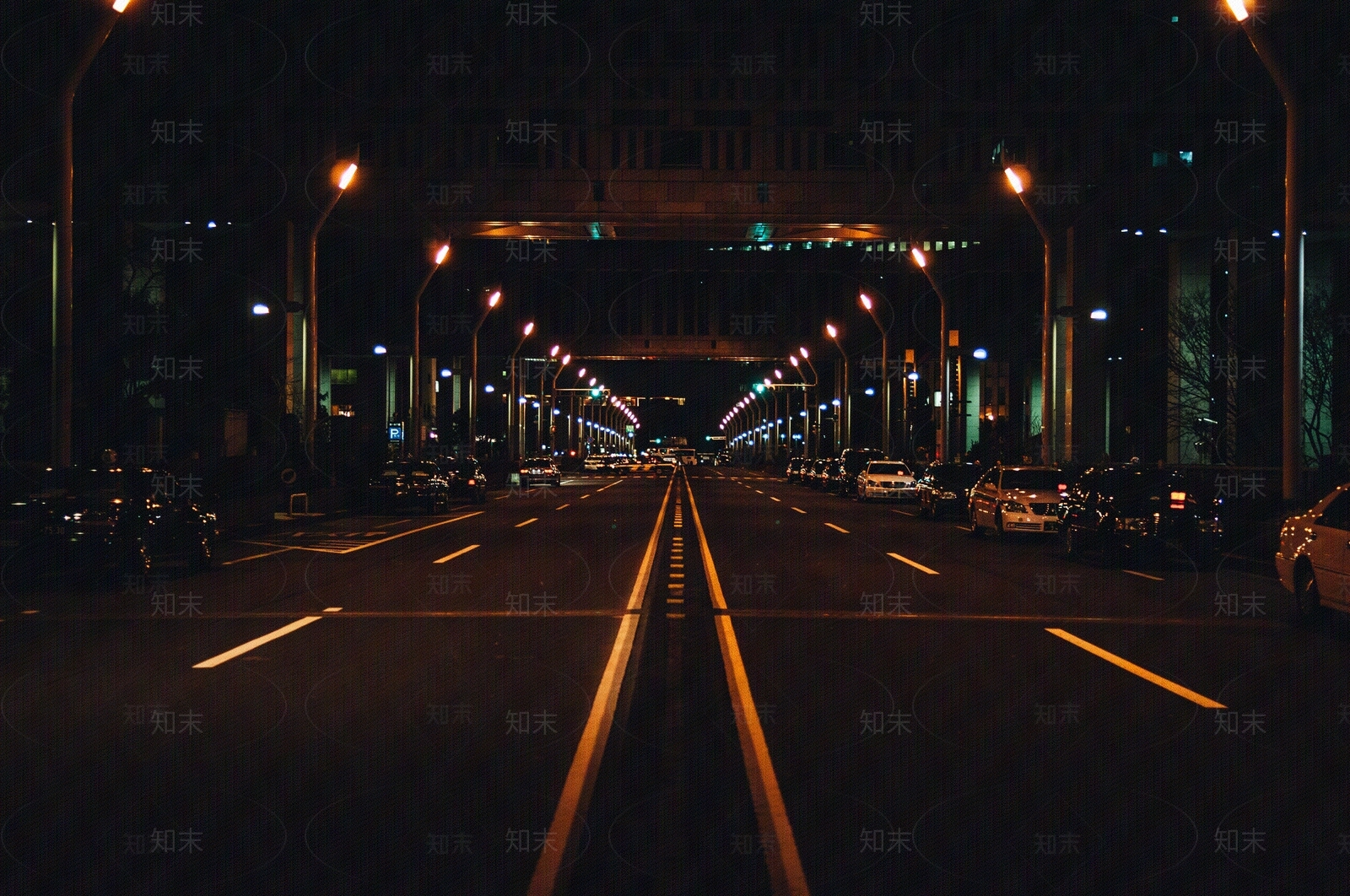 城市街道夜景贴图下载【ID:1144355663】