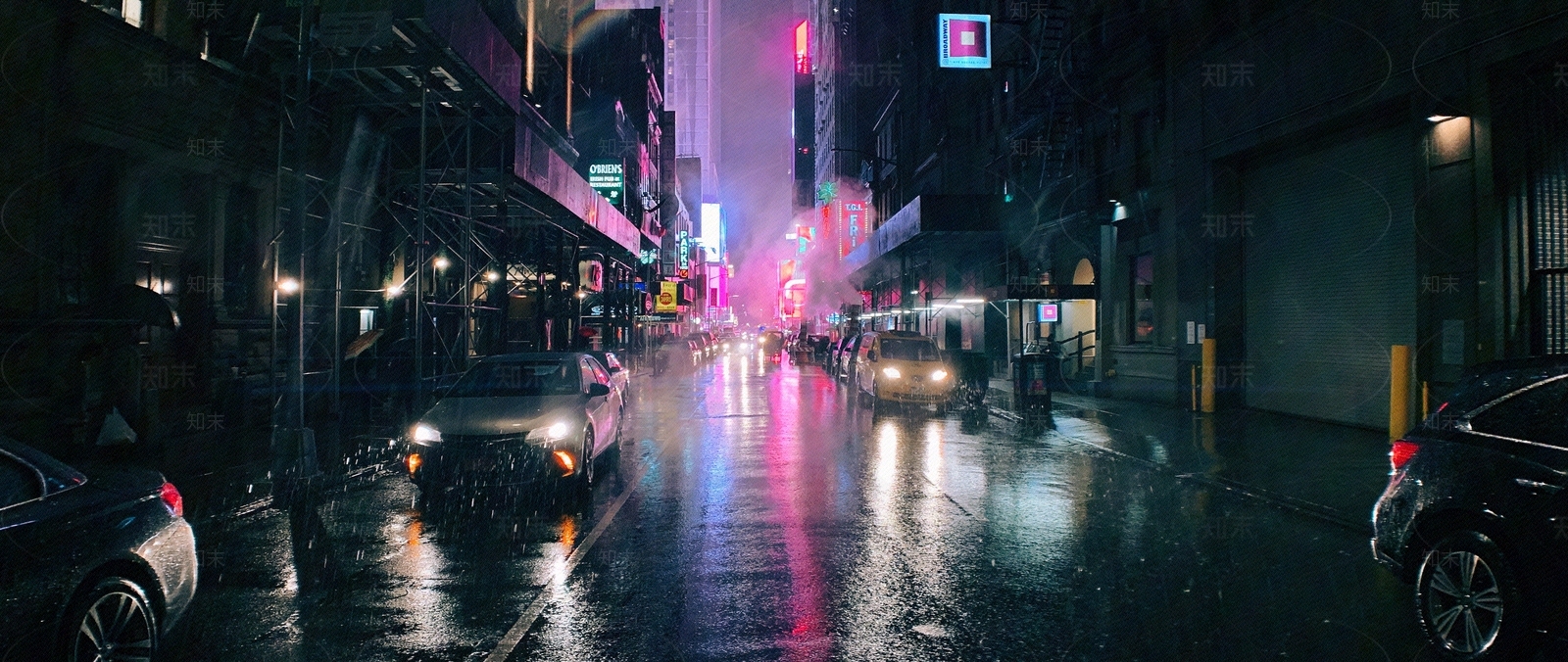 城市街道夜景贴图下载【ID:1144355960】