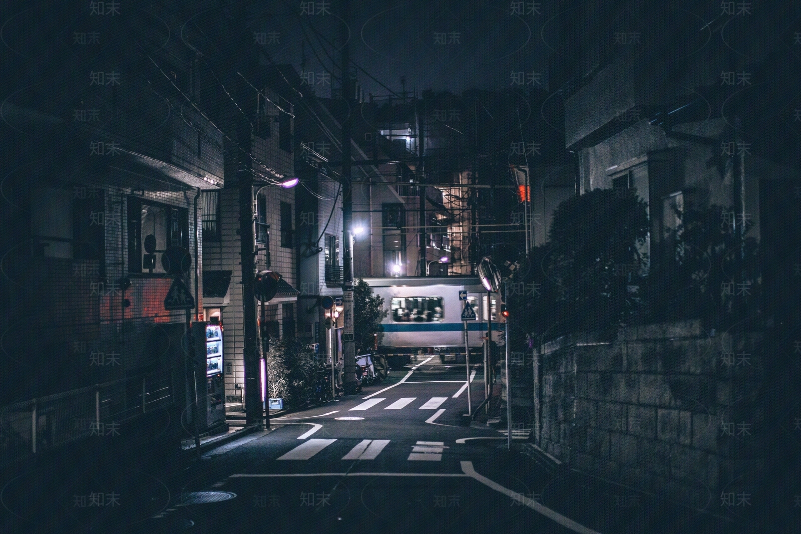 城市街道夜景贴图下载【ID:1144355966】