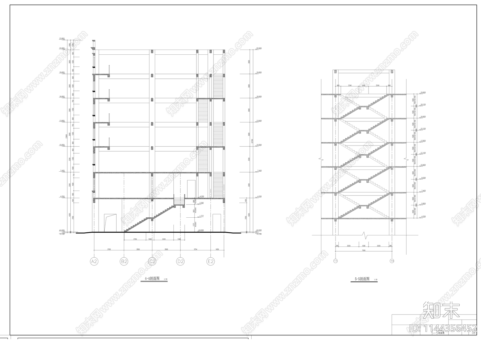 古建筑cad施工图下载【ID:1144356452】