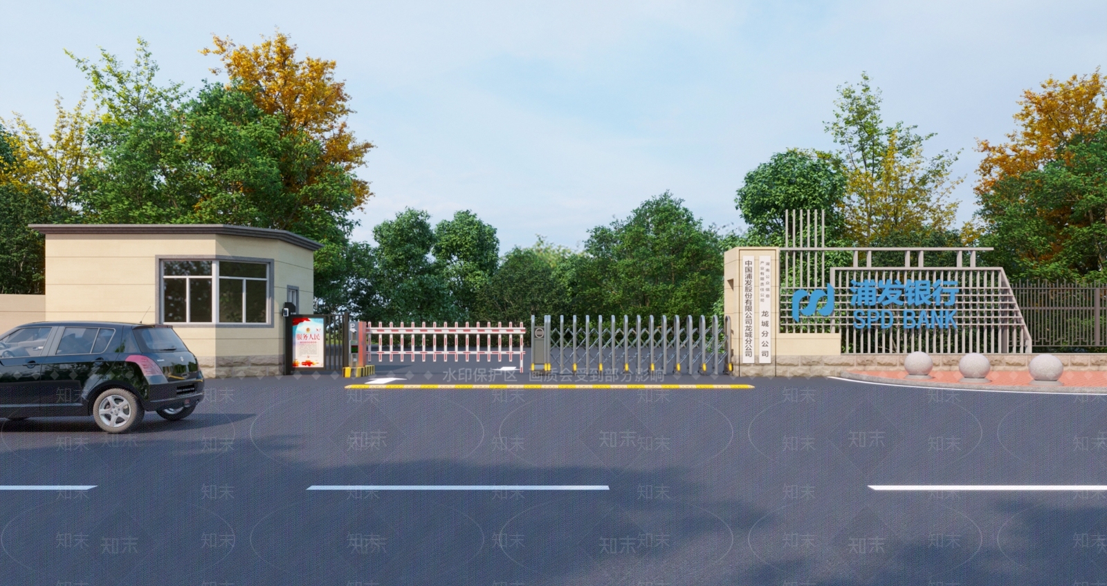 保安亭3D模型下载【ID:1144356796】