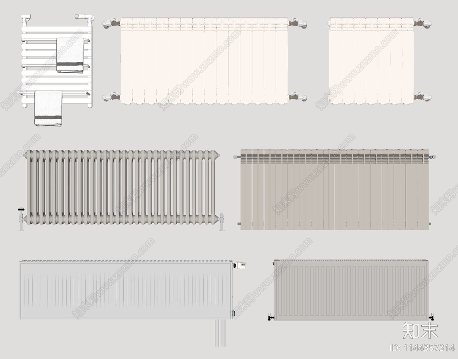暖气片SU模型下载【ID:1144357314】