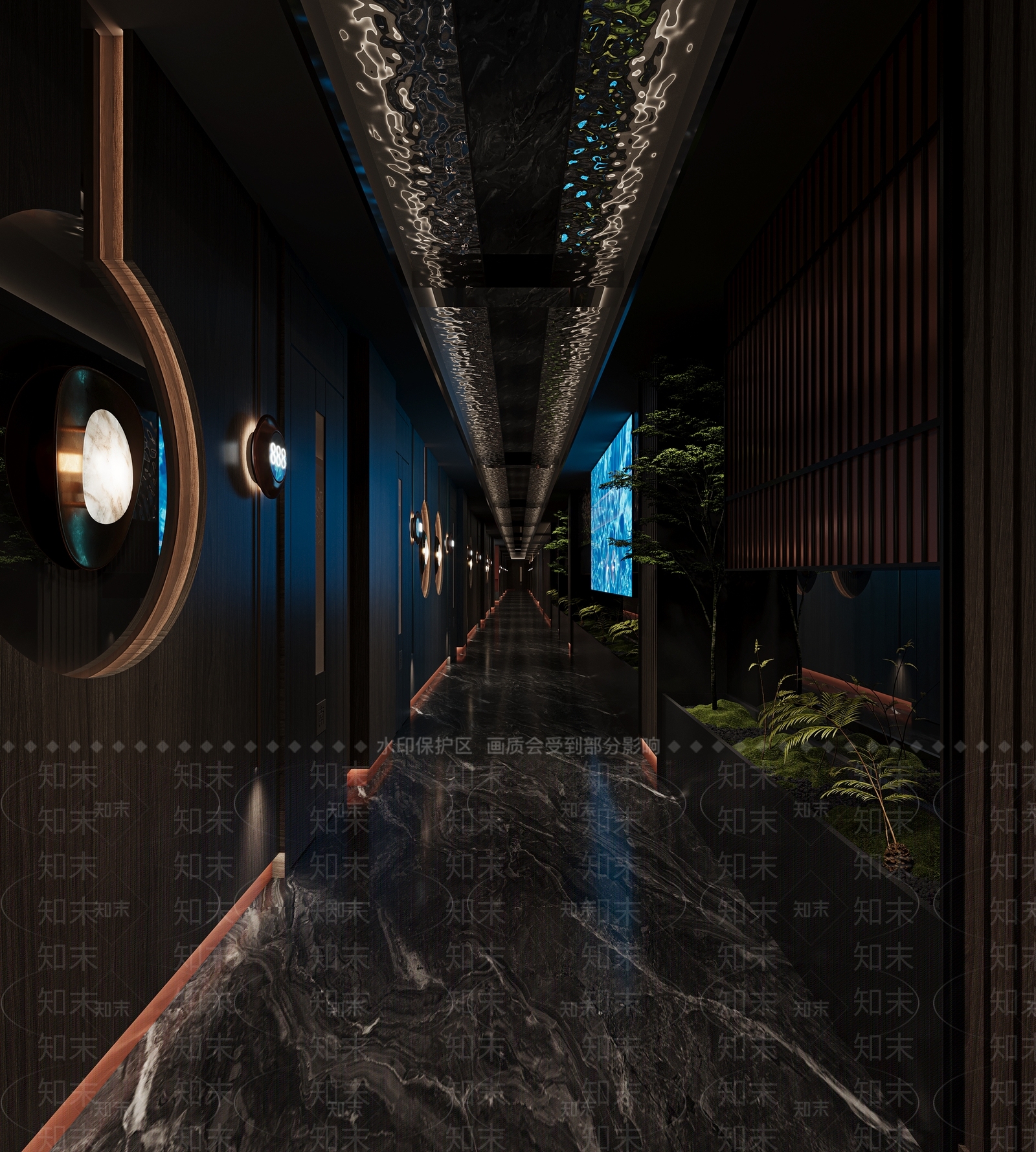 洗浴中心3D模型下载【ID:1144444848】
