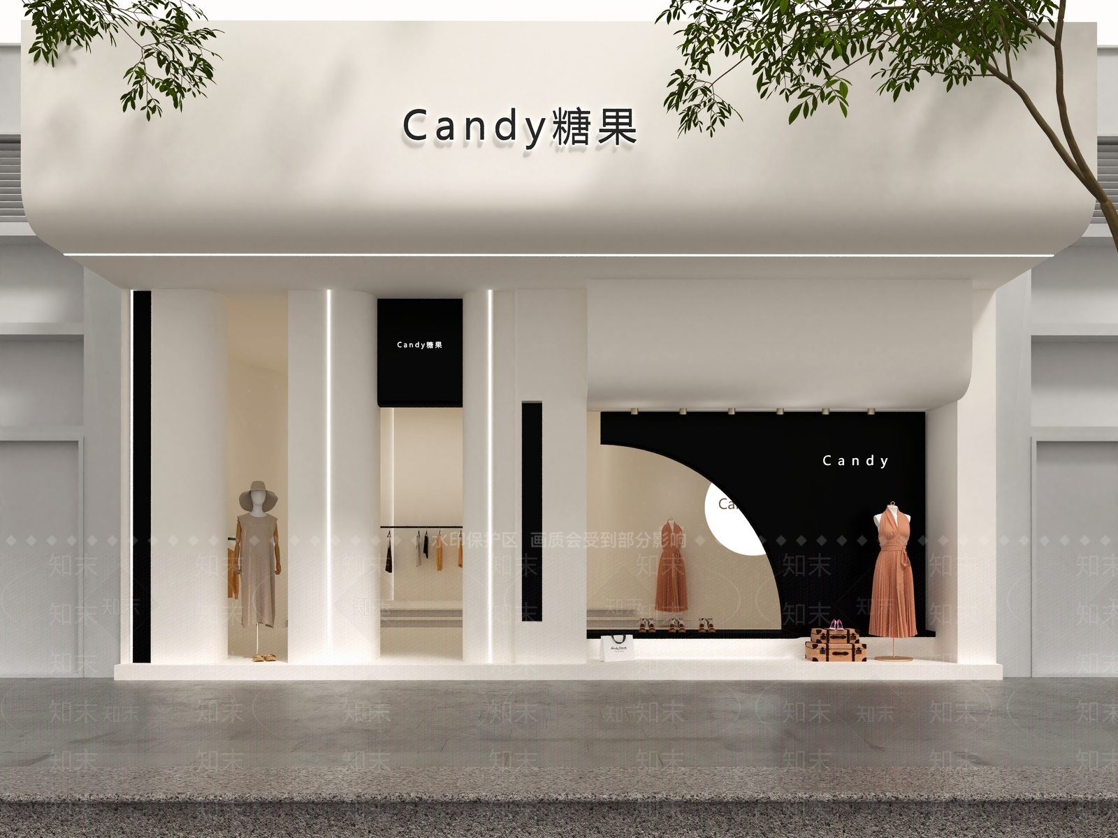 服装鞋店3D模型下载【ID:1144382993】