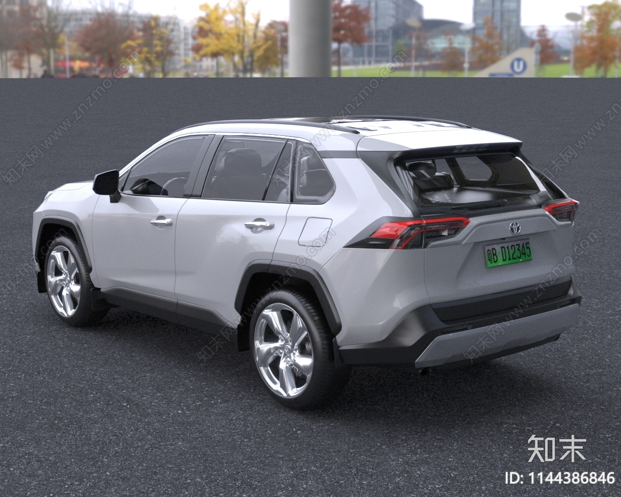 2022款丰田RAV4荣放汽车3D模型下载【ID:1144386846】