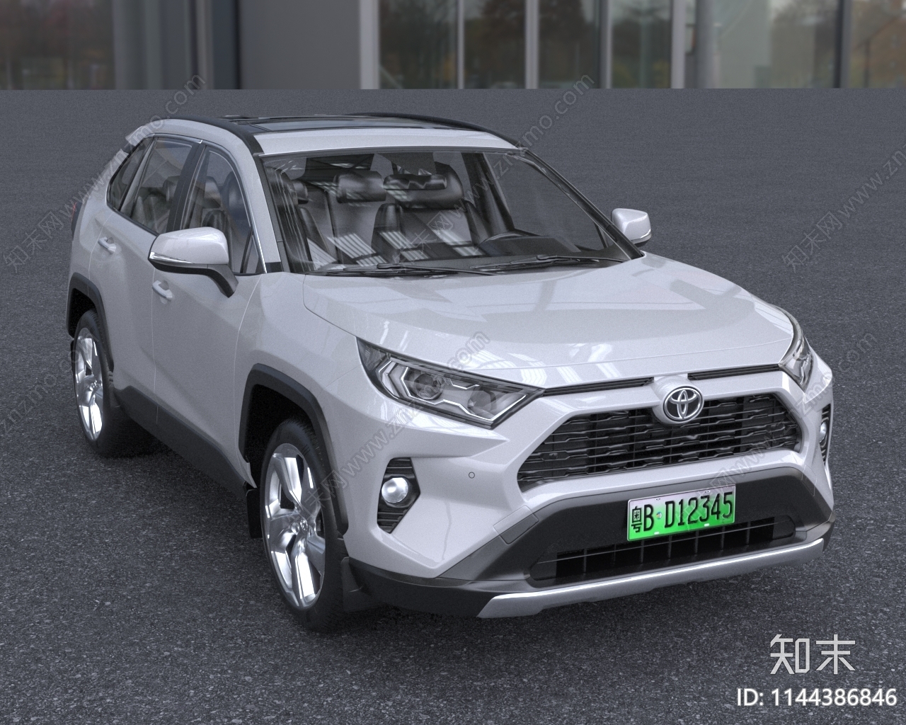 2022款丰田RAV4荣放汽车3D模型下载【ID:1144386846】