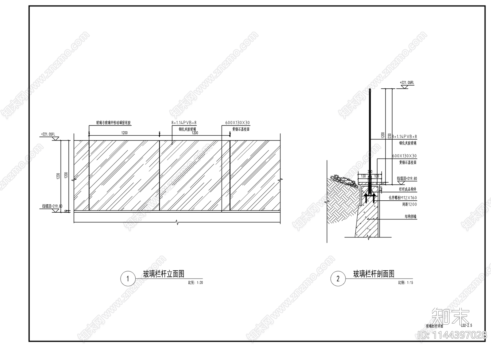 别墅庭院泳池详图cad施工图下载【ID:1144397028】