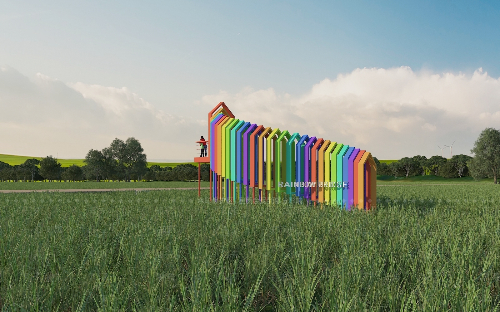 乡村旅游3D模型下载【ID:1144398477】