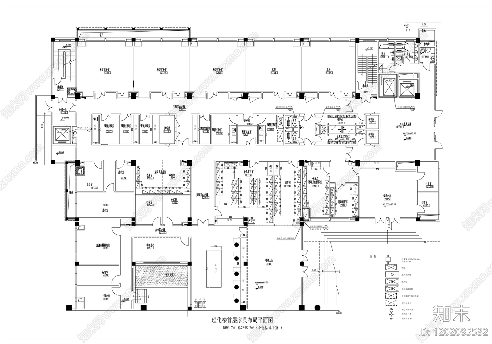 其他办公空间cad施工图下载【ID:1202085532】