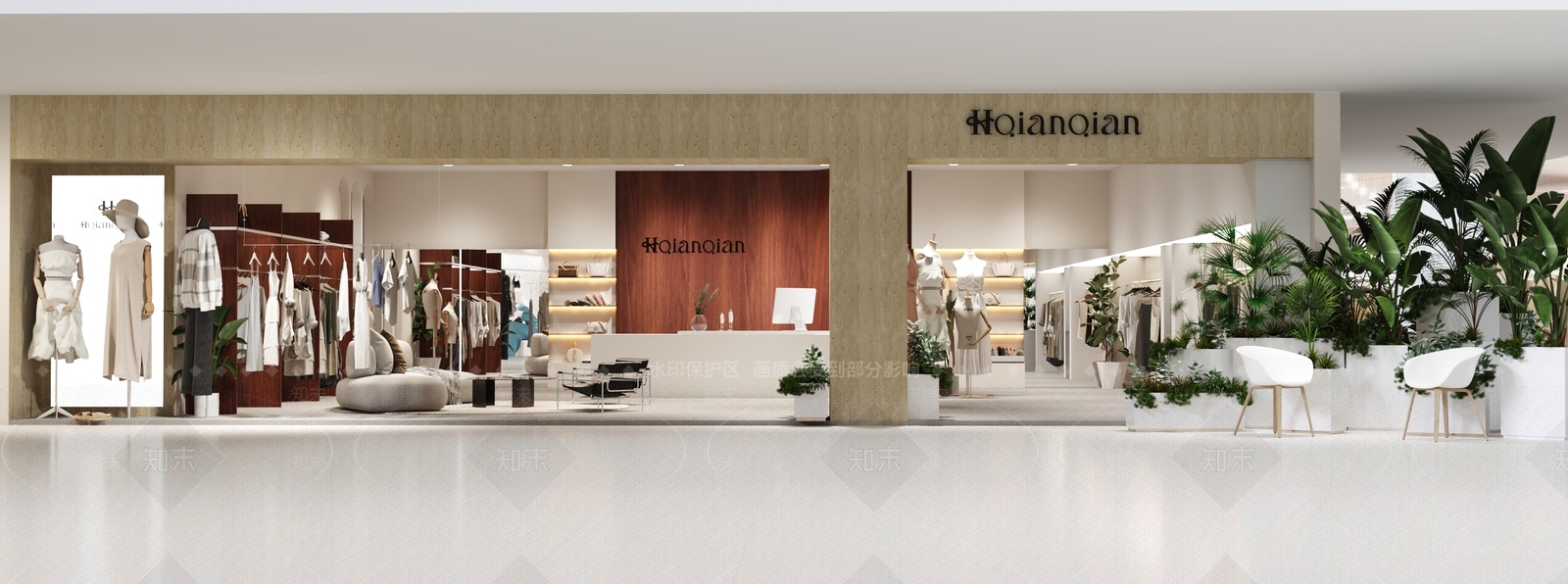 服装鞋店3D模型下载【ID:1144402462】