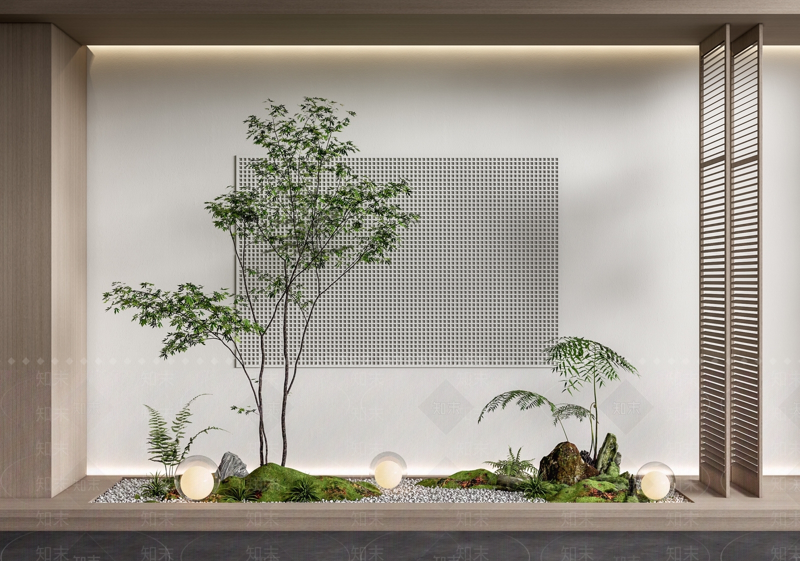 室内景观SU模型精品下载_SketchUp模型_知末网