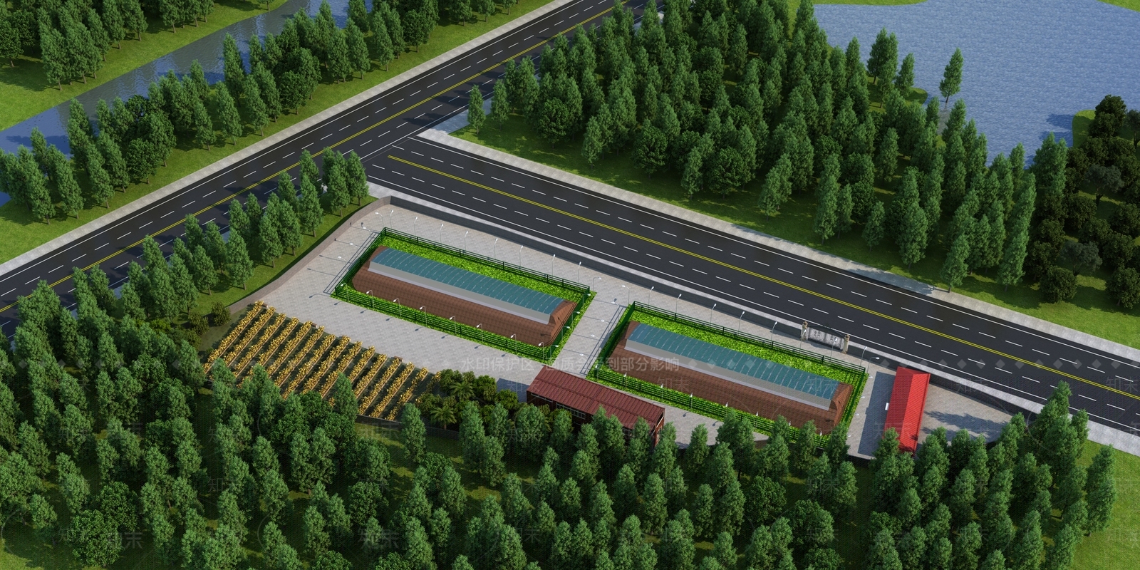 工业厂房3D模型下载【ID:1144423962】