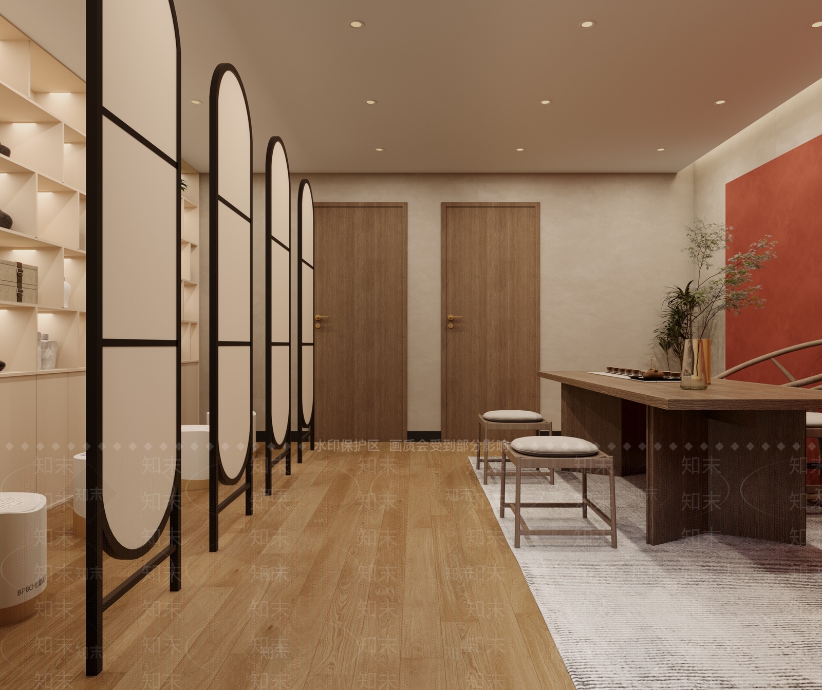 现代美容SPA店3D模型下载【ID:1144432475】