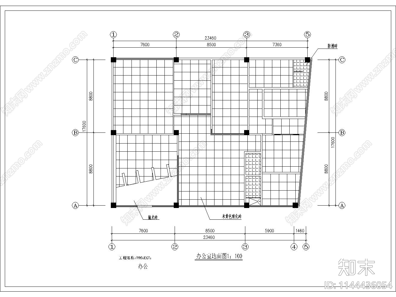 KTV包房室内cad施工图下载【ID:1144436054】