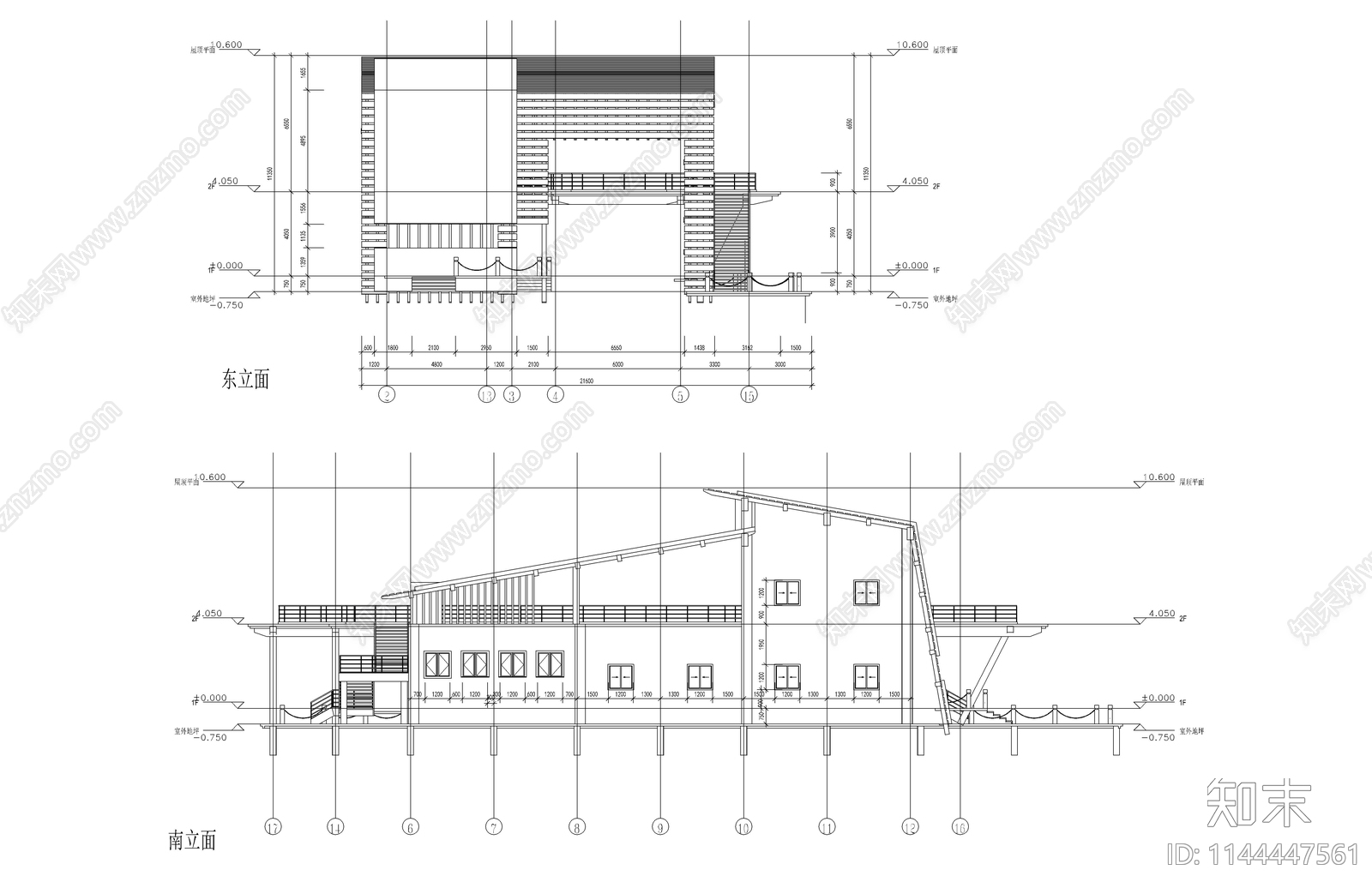 小木屋木结构施工图下载【ID:1144447561】