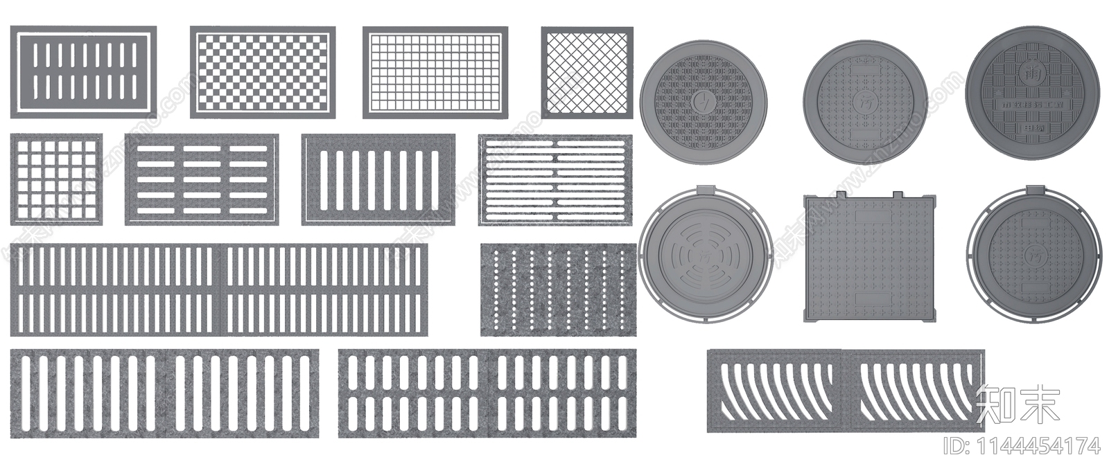 景观下水道井盖下载【ID:1144454174】