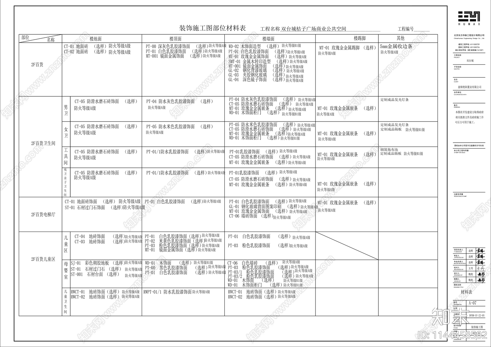 商场室内cad施工图下载【ID:1144458502】