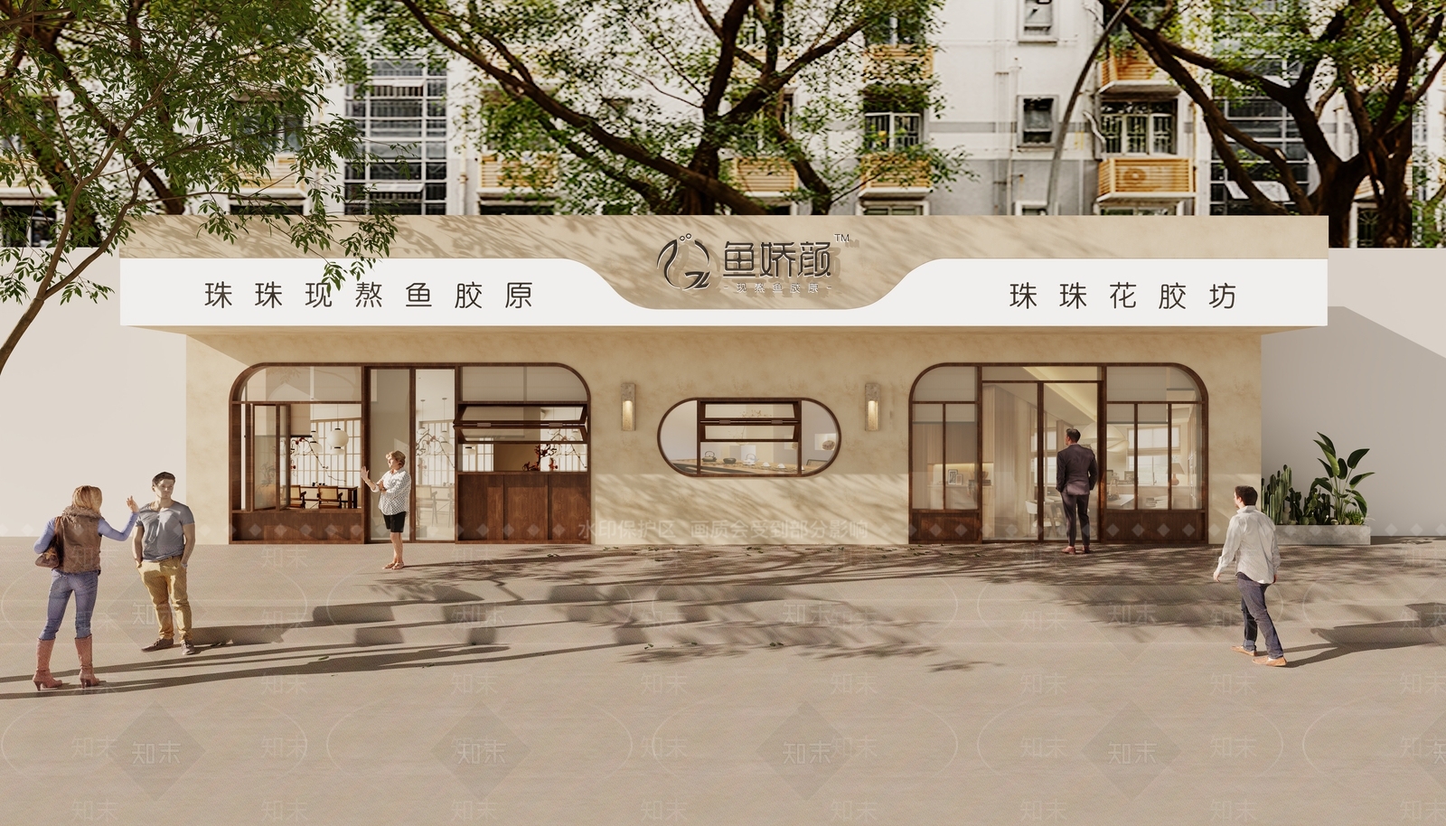 现代门头门面3D模型下载【ID:1144473743】