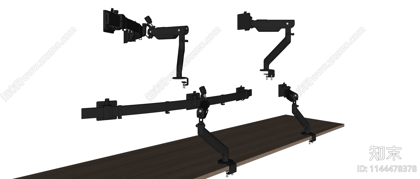 现代显示器支架臂SU模型下载【ID:1144478378】