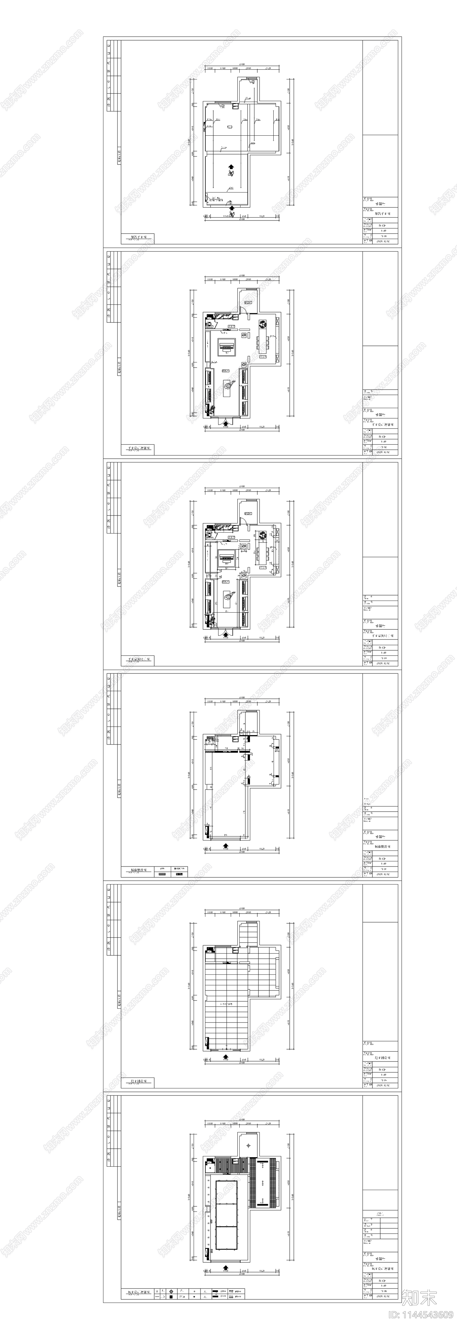 乐器行室内cad施工图下载【ID:1144543609】