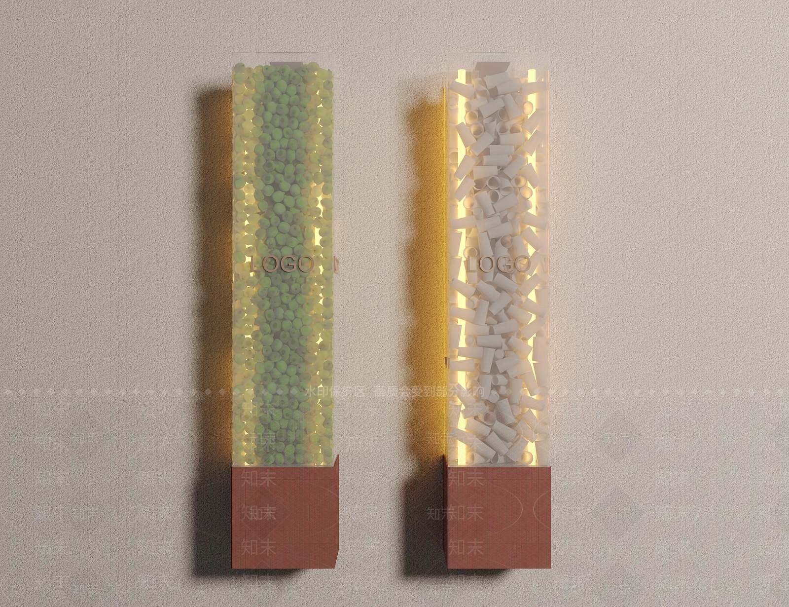 柠檬纸杯灯箱现代网红灯箱3D模型下载【ID:1144482941】