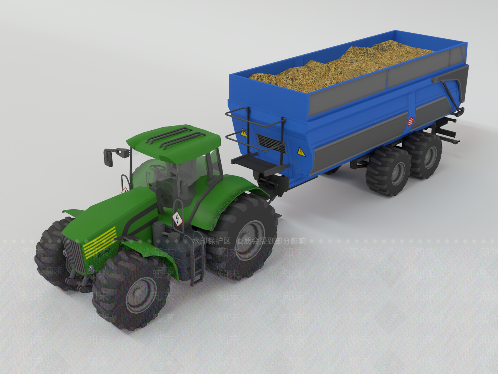 拖拉机SU模型下载【ID:1144491977】