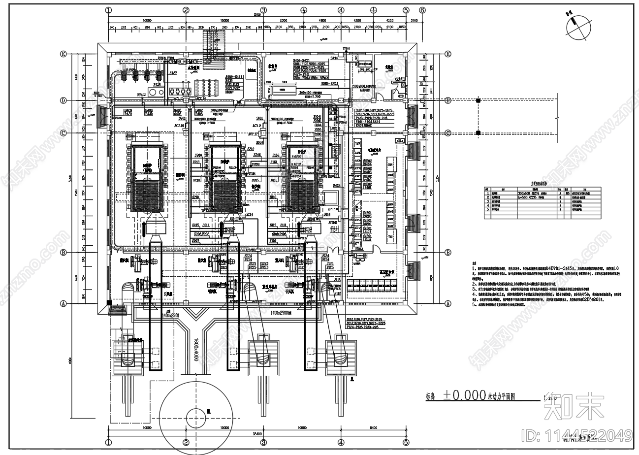 集中供热工程电气cad施工图下载【ID:1144522049】