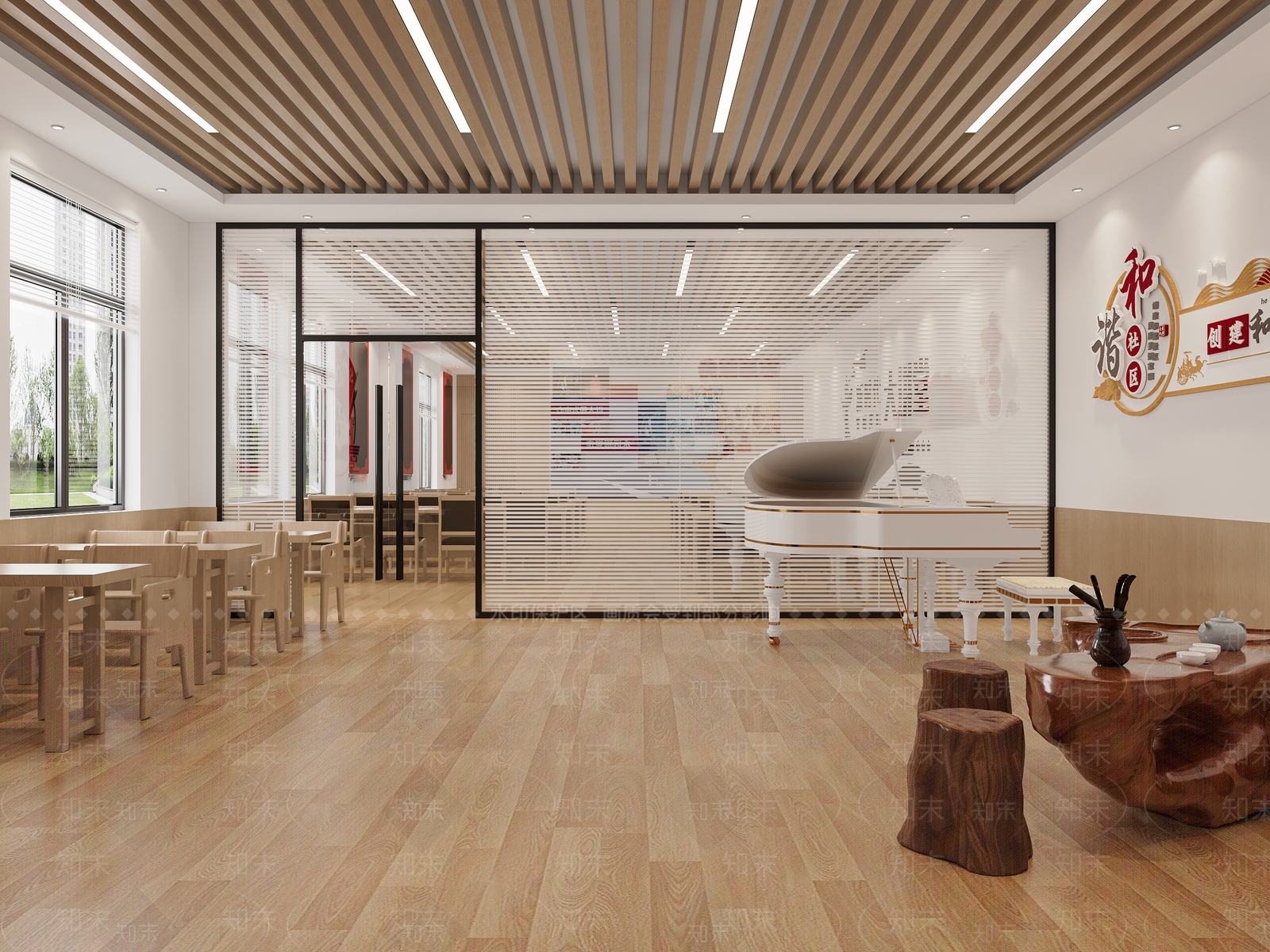 培训室3D模型下载【ID:1144527752】