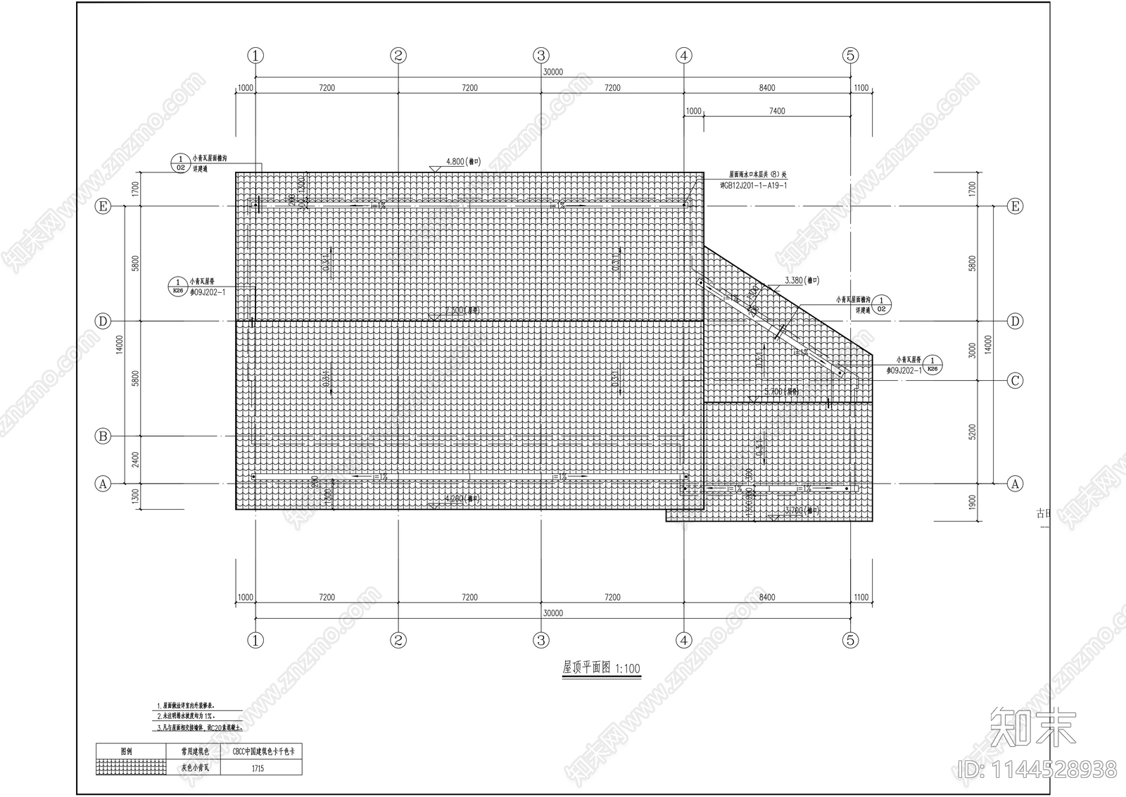 特色农产品种植采摘展示建筑cad施工图下载【ID:1144528938】