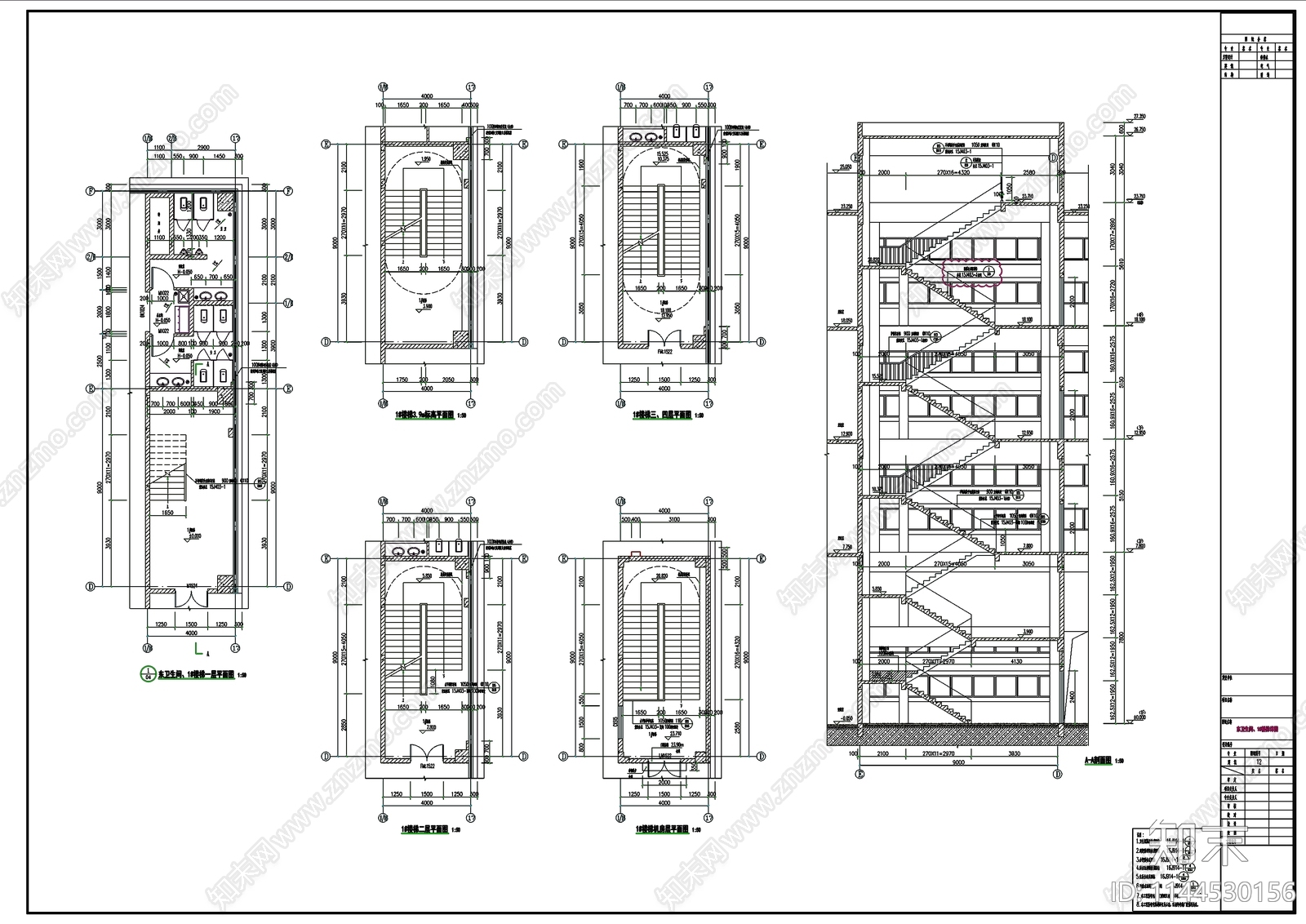 工厂建筑cad施工图下载【ID:1144530156】