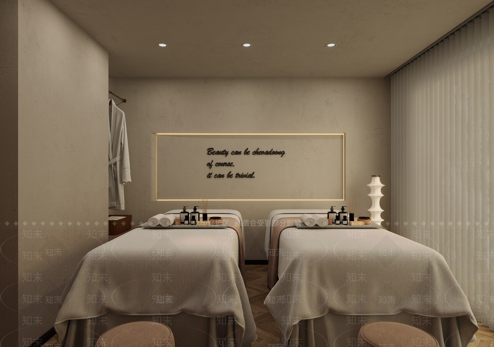 现代美容SPA店3D模型下载【ID:1144542408】