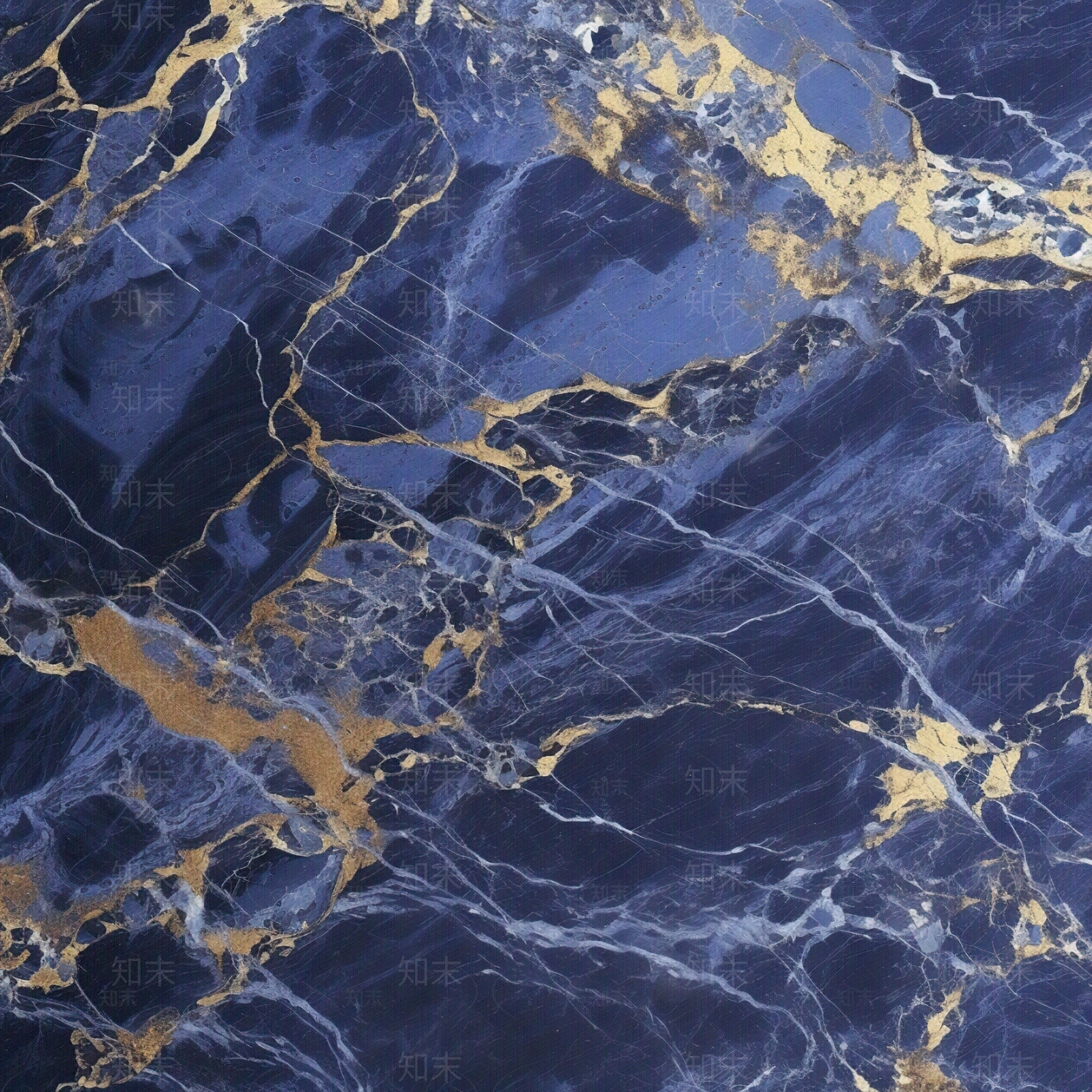 多瑙蓝金丝网状纹奢石贴图下载【ID:1144548031】