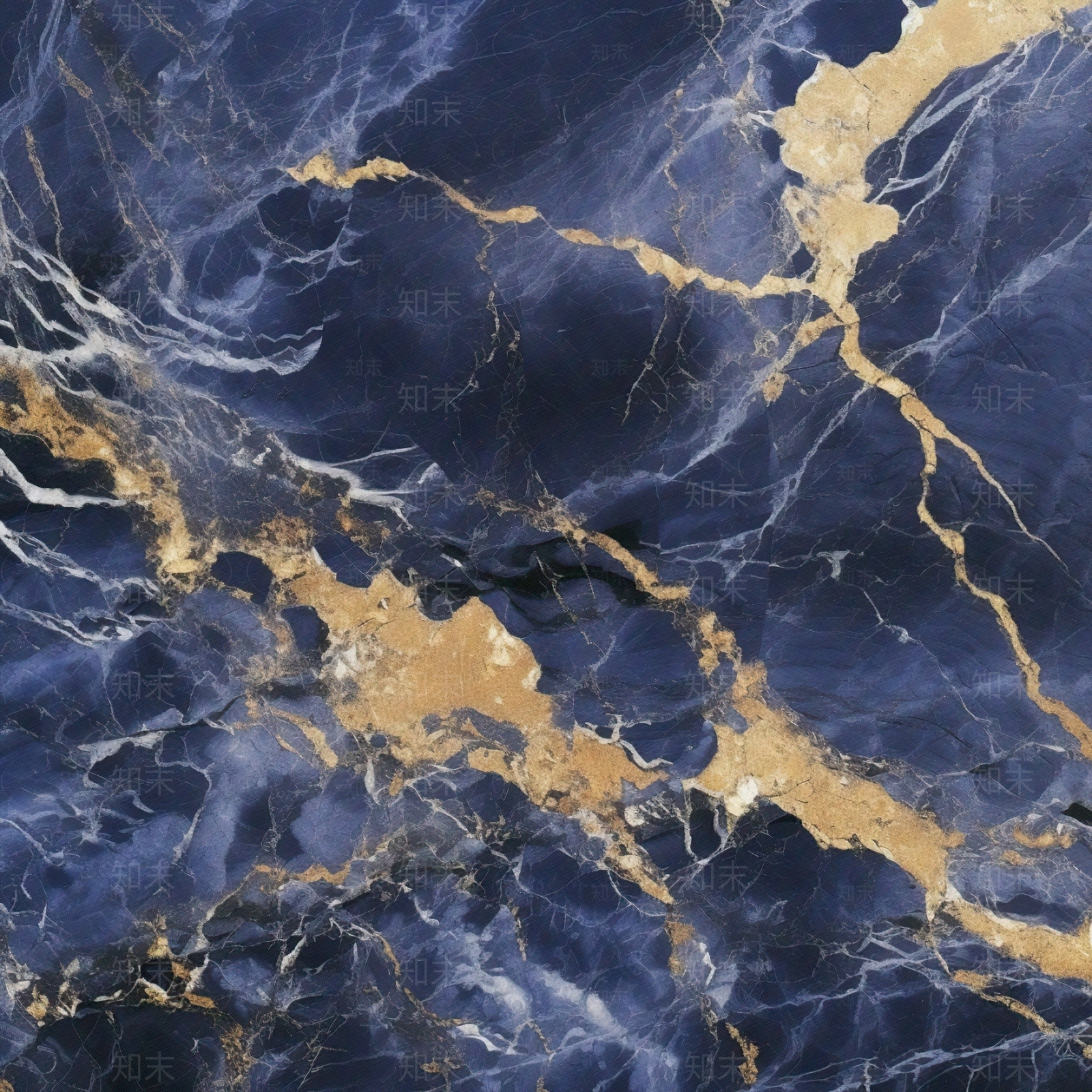 多瑙蓝金丝网状纹奢石贴图下载【ID:1144548004】