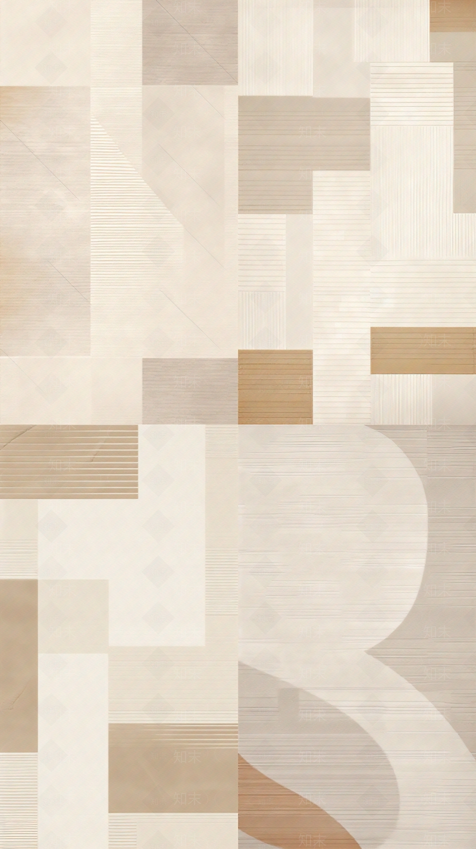 暖色简约几何地毯贴图下载【ID:1144551738】