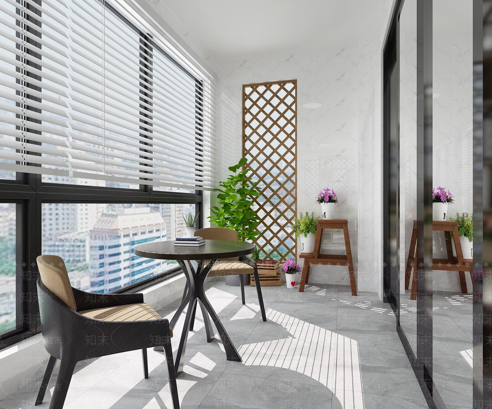 家居阳台3D模型下载【ID:1144560544】