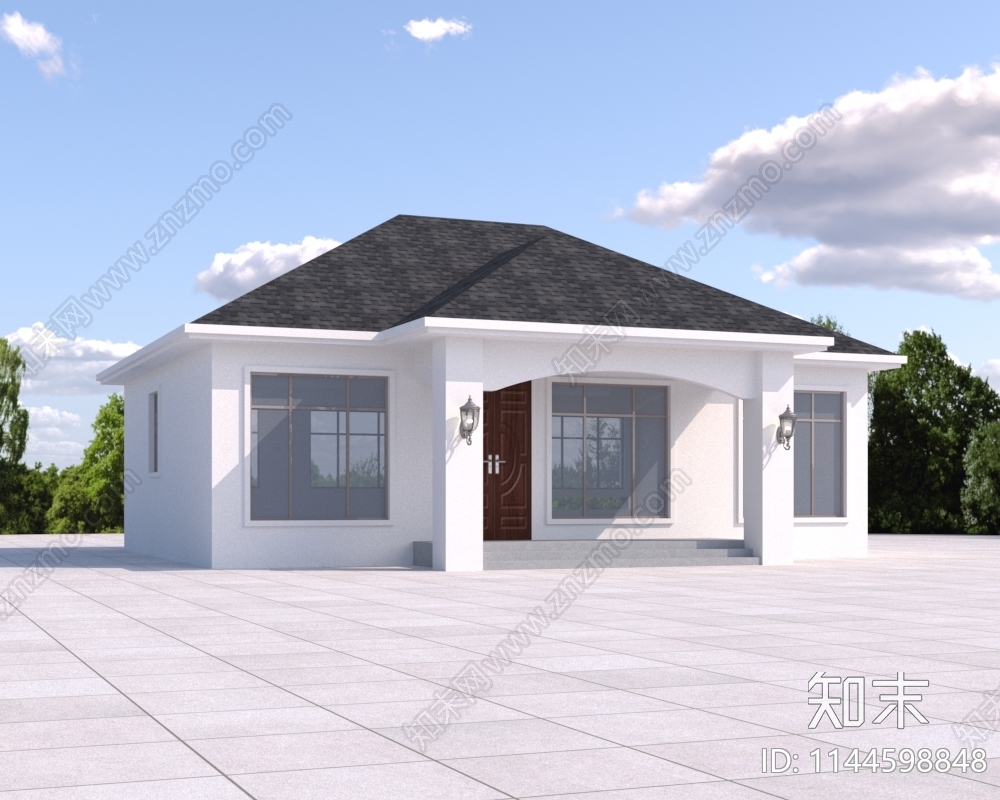 一层自建房建筑施工图下载【ID:1144598848】