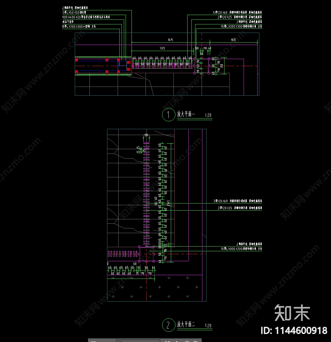 会客厅节点大样cad施工图下载【ID:1144600918】