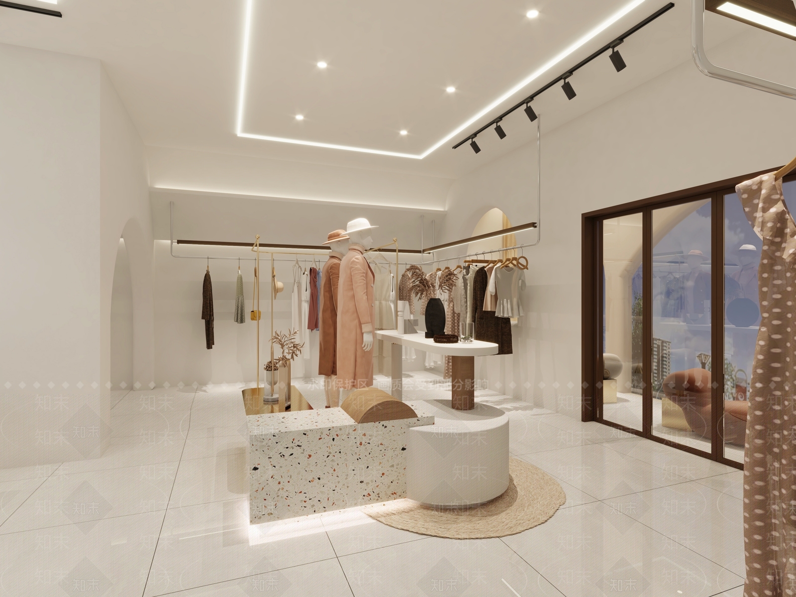 服装鞋店3D模型下载【ID:1144604049】