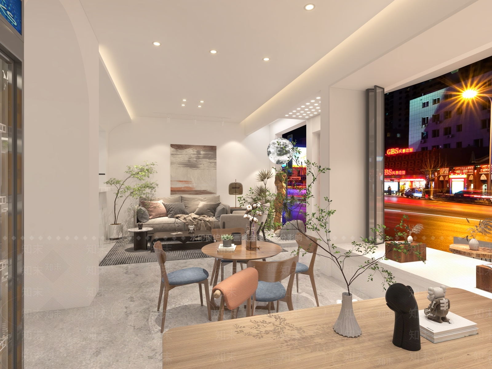 奶茶店3D模型下载【ID:1144618126】