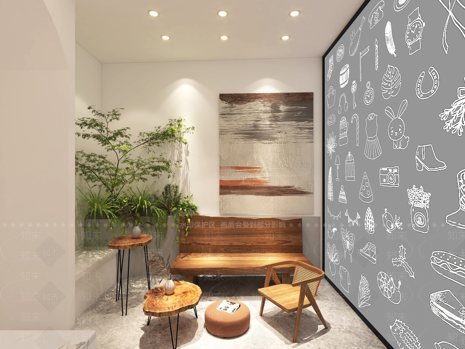 奶茶店3D模型下载【ID:1144618126】