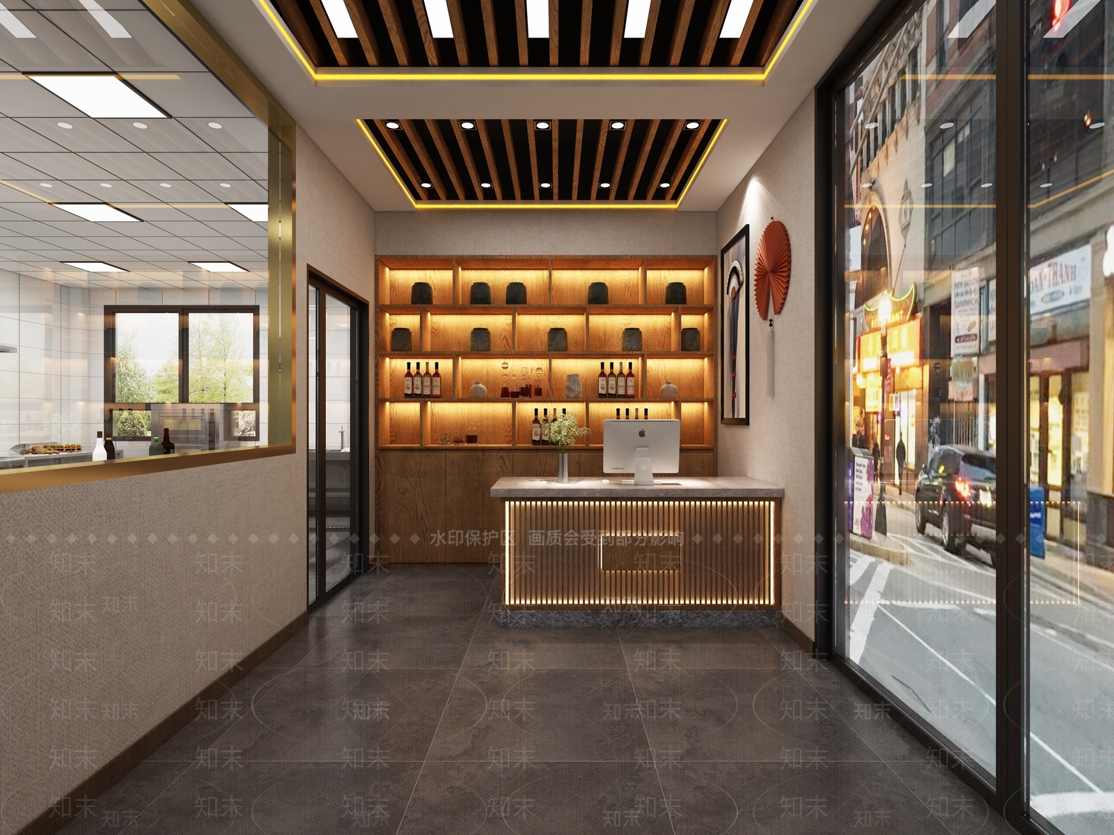 火锅店3D模型下载【ID:1144622926】