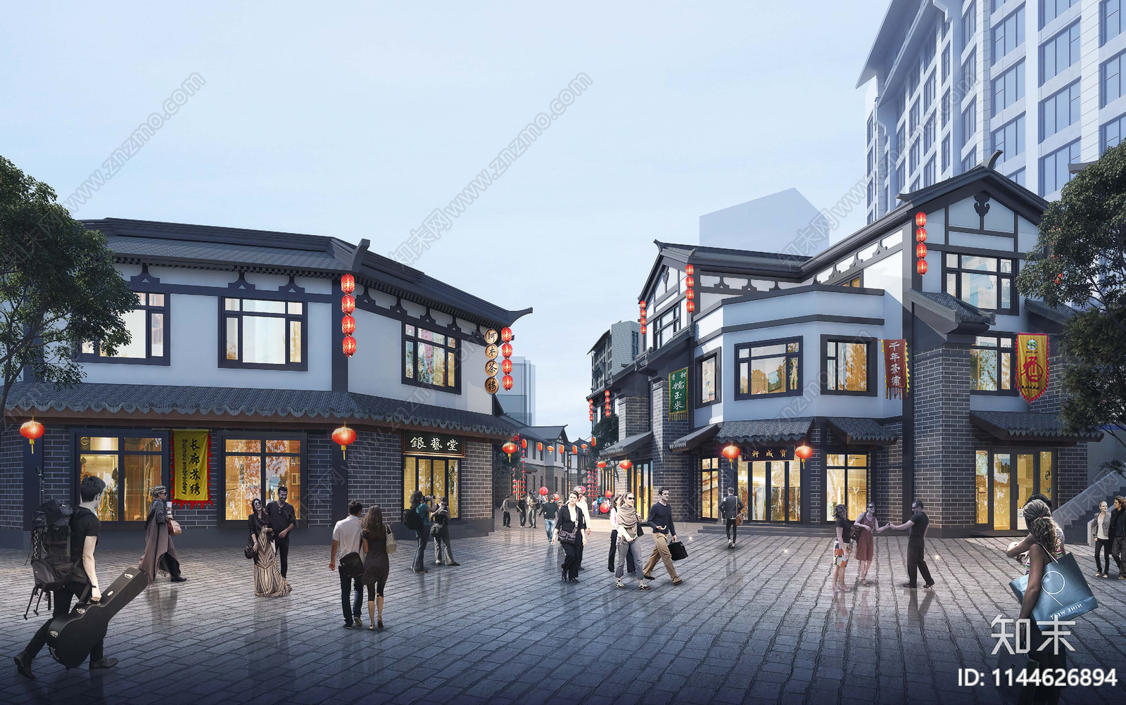 商业街区建筑设计方案