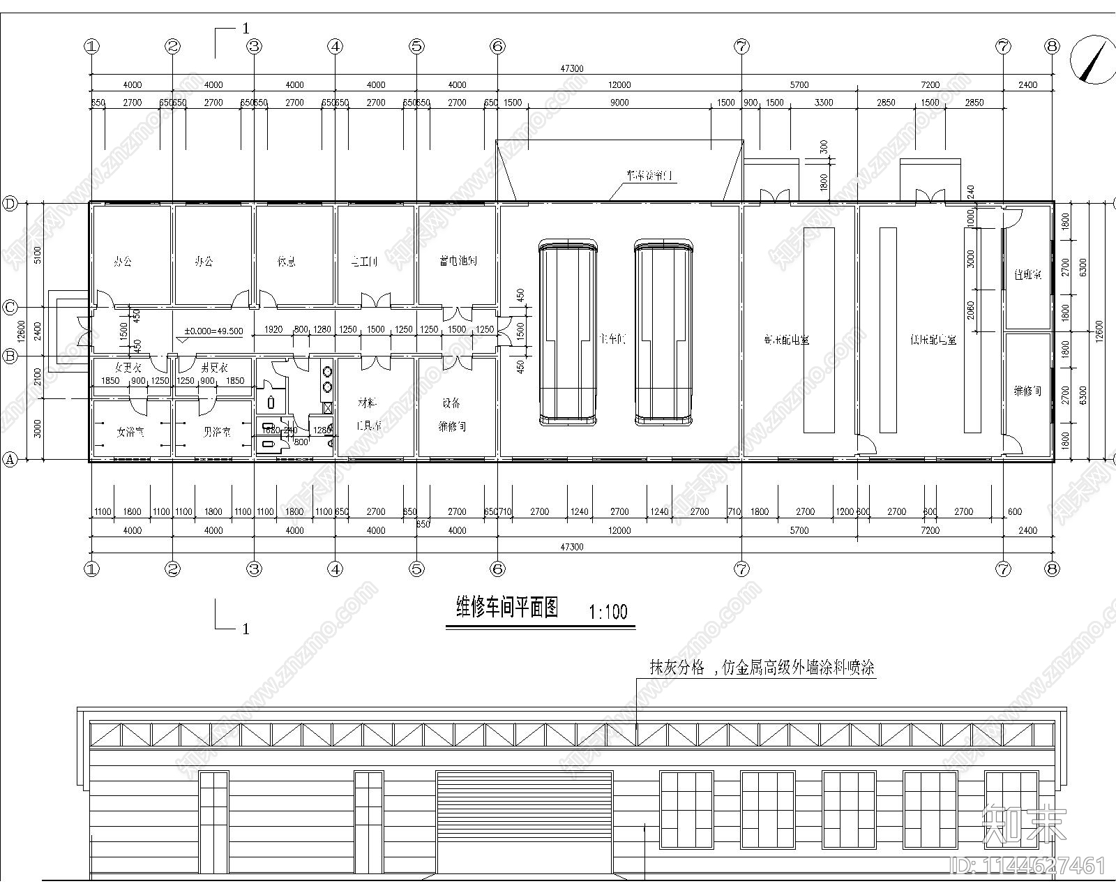 长途汽车客运站室内施工图下载【ID:1144627461】