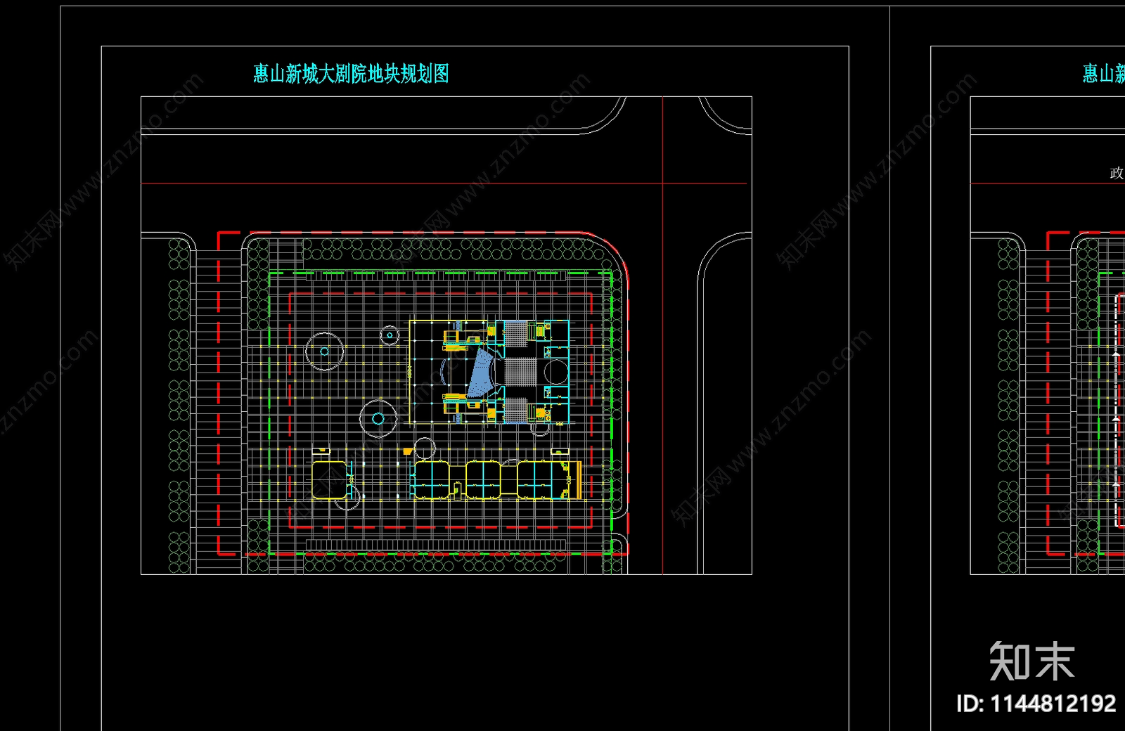 现代风大剧院建筑施工图下载【ID:1144812192】