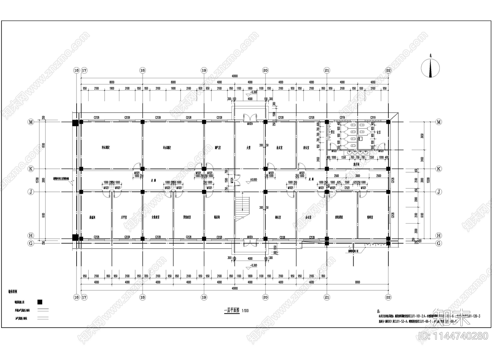 唐山三友车间建筑cad施工图下载【ID:1144740280】