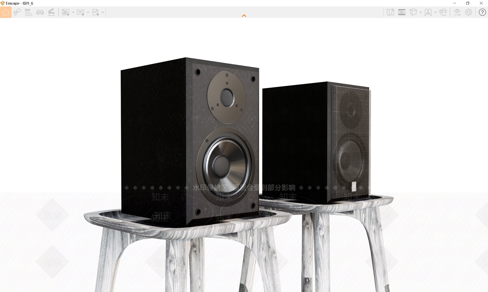 音响SU模型下载【ID:1144630937】
