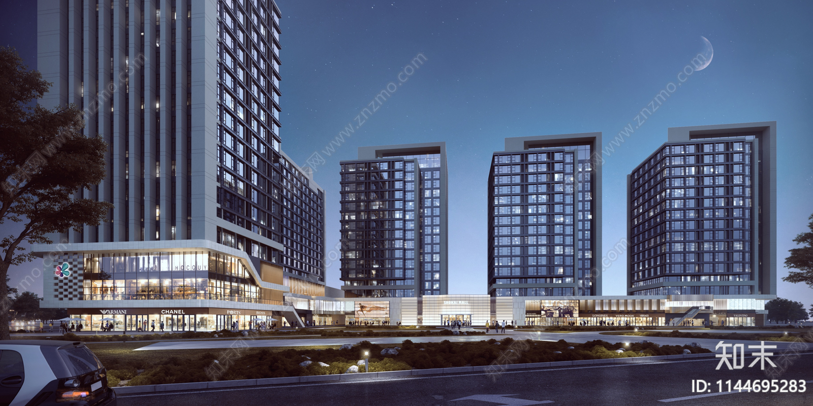 北京首开回龙观F06地块商业立面建筑案下载【ID:1144695283】