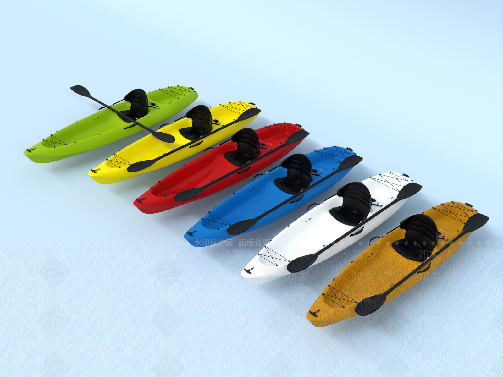皮划艇汽艇3D模型下载【ID:1144634098】