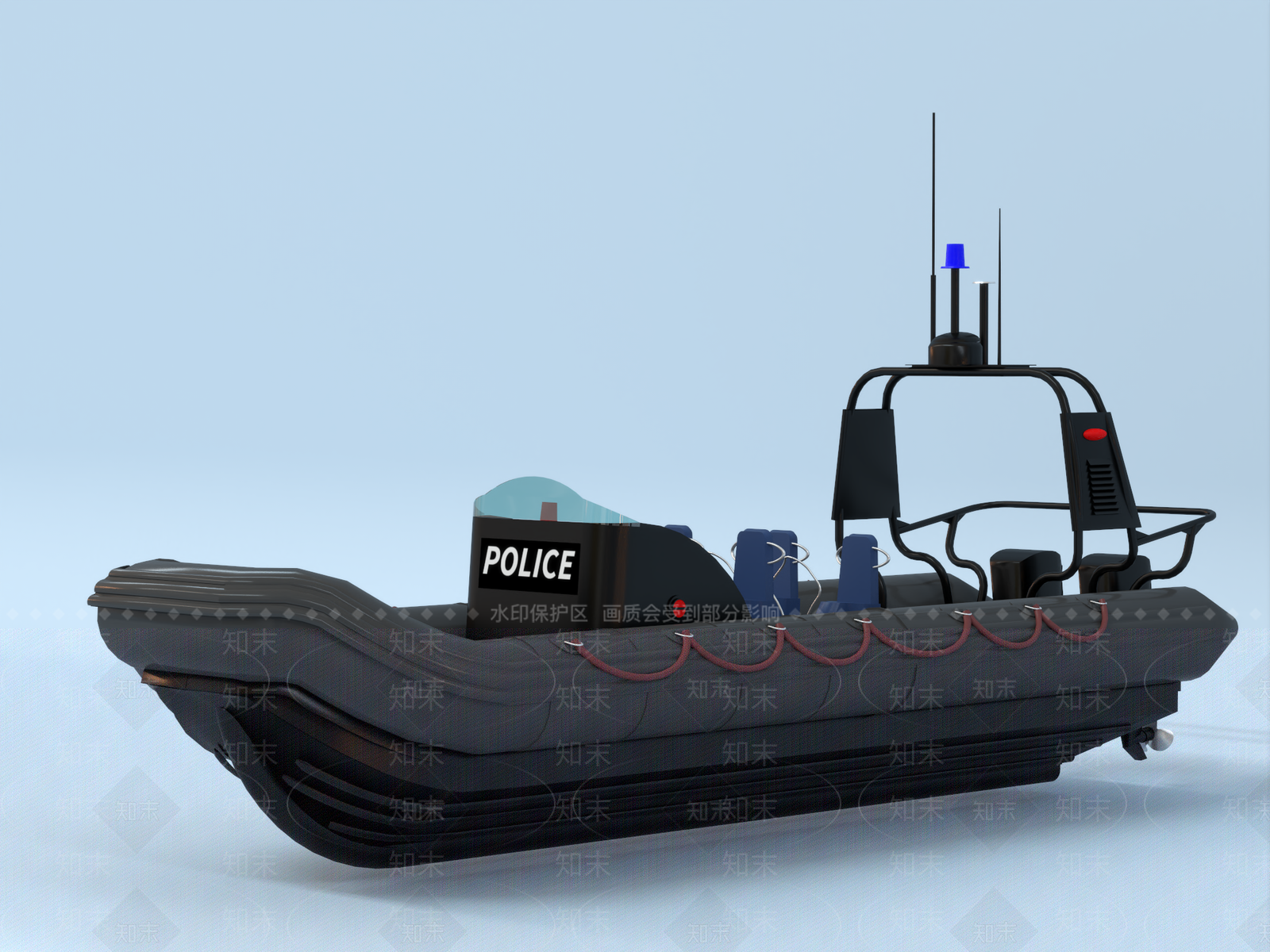 皮划艇汽艇3D模型下载【ID:1144634420】