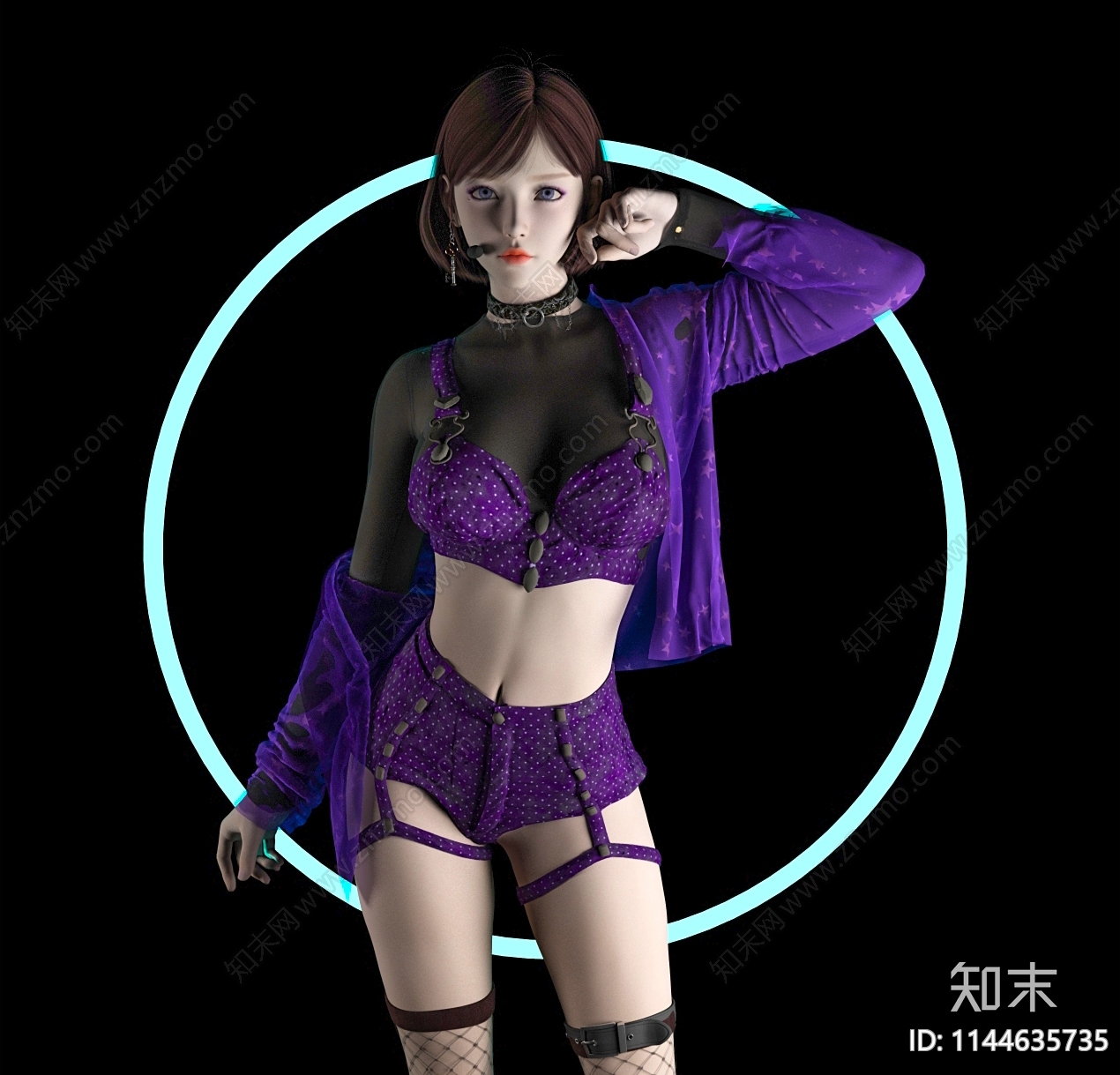 女人SU模型下载【ID:1144635735】